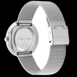 Aco E Dourado Rosa Em Malha Milanesa-Calvin Klein Watches Cheap