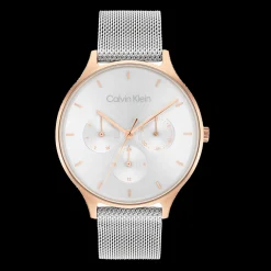 Aco E Dourado Rosa Em Malha Milanesa-Calvin Klein Watches Best Sale