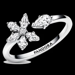 Anel Herbarium Cluster Com Zirconias-Pandora Shop