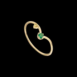Anel Onix Verde E Peridoto-Itemporality Discount
