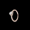 Anel Sparkling Elevated Heart, Pand Rose-Pandora Fashion