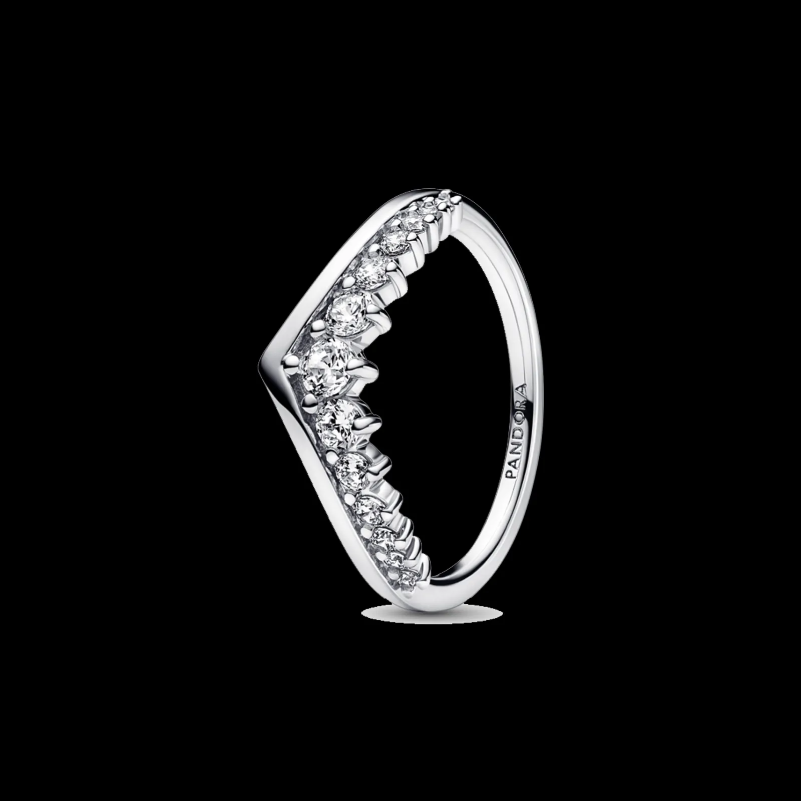 Anel Wishbone Com Zirconias-Pandora Sale