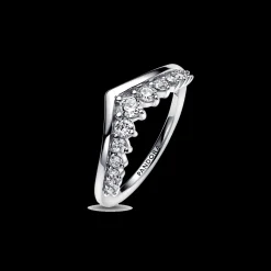 Anel Wishbone Com Zirconias-Pandora Sale