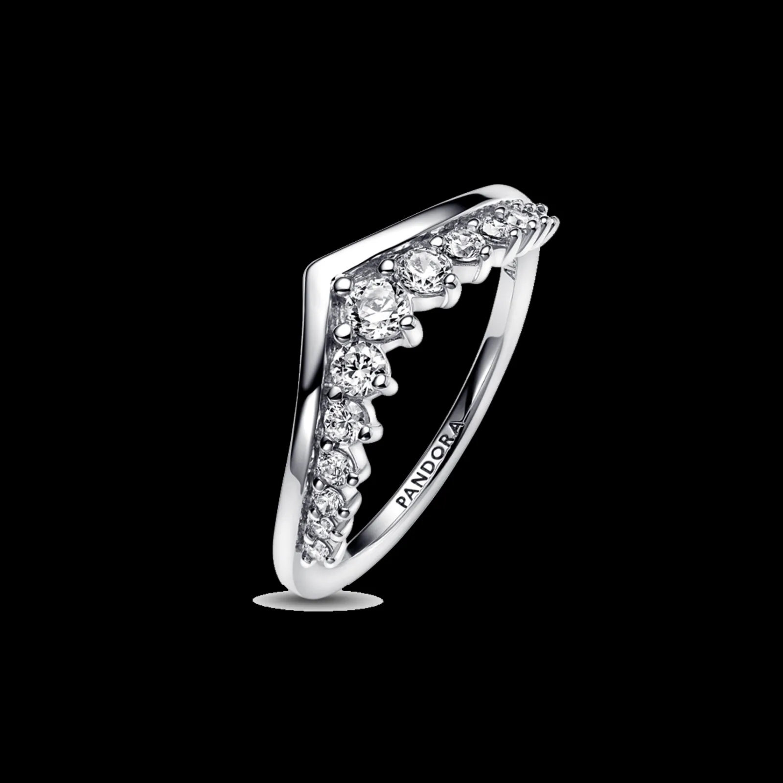 Anel Wishbone Com Zirconias-Pandora Sale