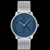 Azul E Aco Em Malha Milanesa-Calvin Klein Watches Clearance