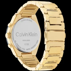 Azul E Dourado Em Aco-Calvin Klein Watches Flash Sale