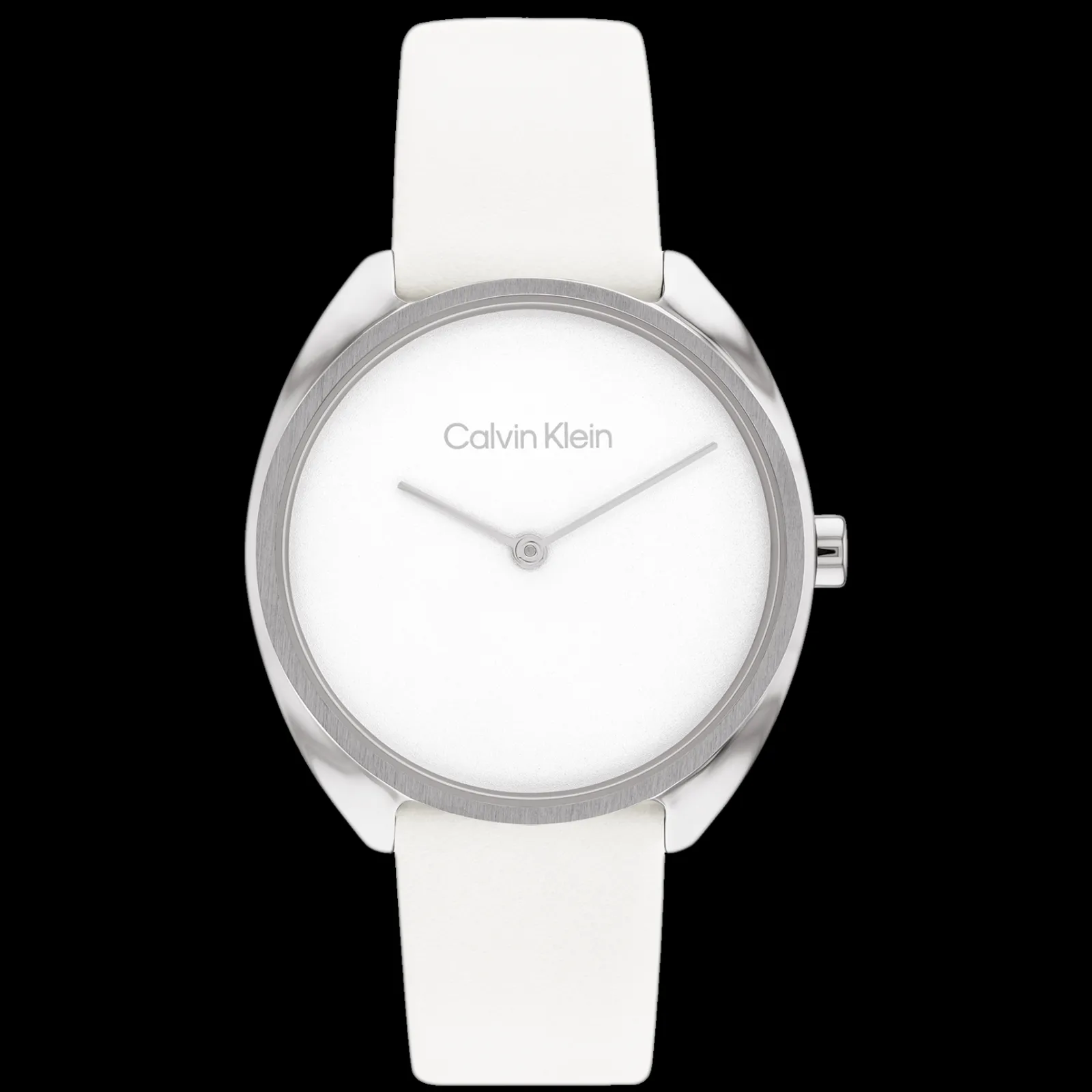 Branco Com Bracelete Em Pele-Calvin Klein Watches Cheap