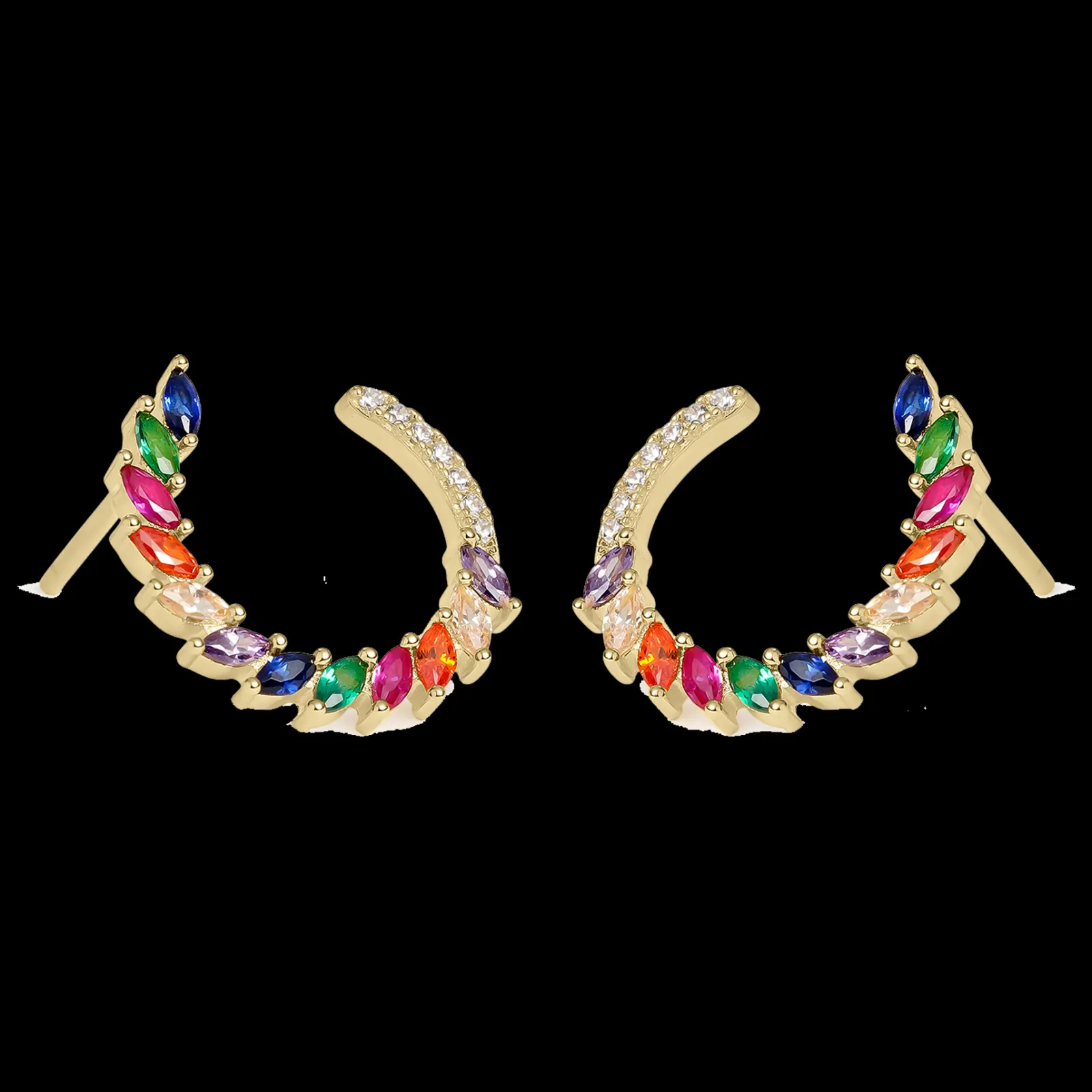 Brincos Alba Multicolor-Itemporality Hot