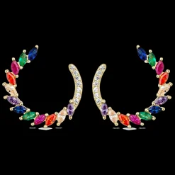 Brincos Alba Multicolor-Itemporality Hot