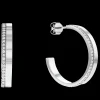Brincos Argola Em Aco Com Cristais-Calvin Klein Jewelry Cheap