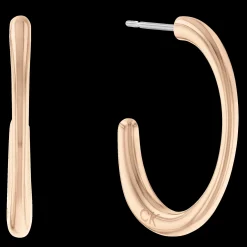 Brincos Argola Em Dourado Rosa-Calvin Klein Jewelry Shop