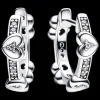 Brincos Coracoes Com Zirconias-Pandora Cheap