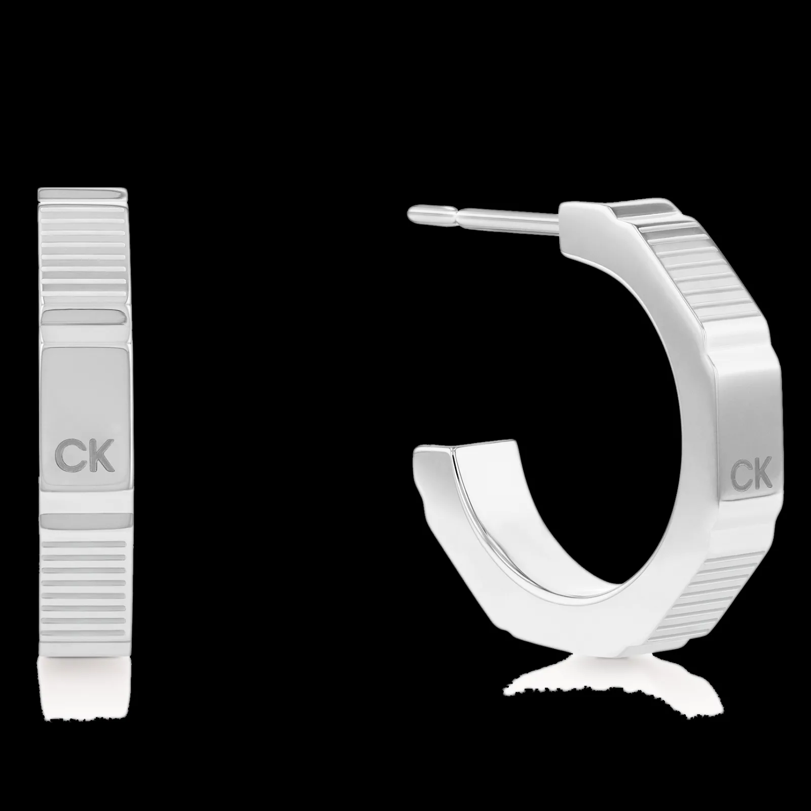 Brincos Em Aco-Calvin Klein Jewelry Flash Sale