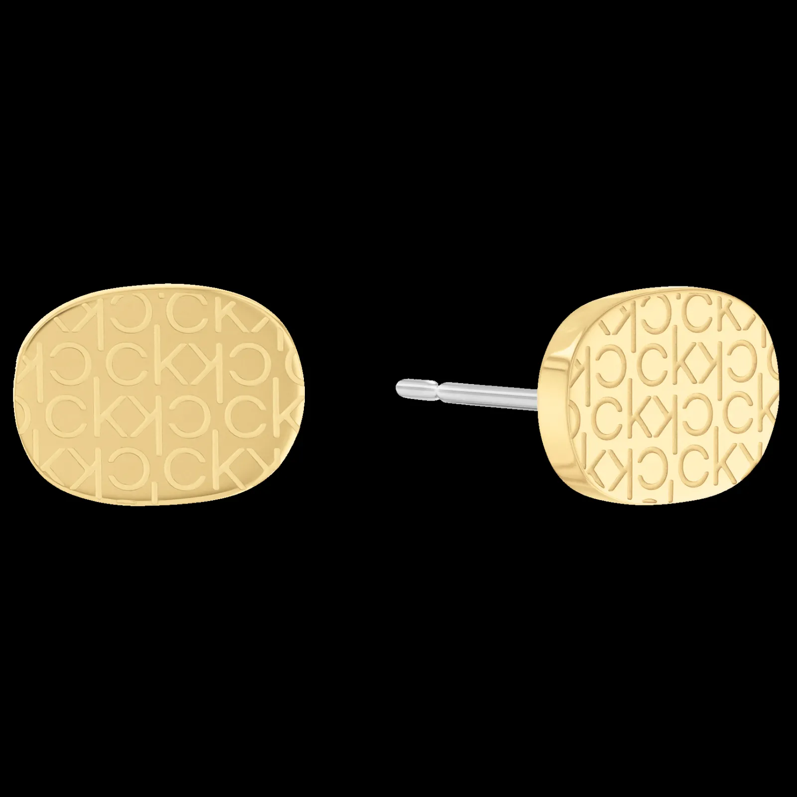 Brincos Em Aco Dourado-Calvin Klein Jewelry Clearance