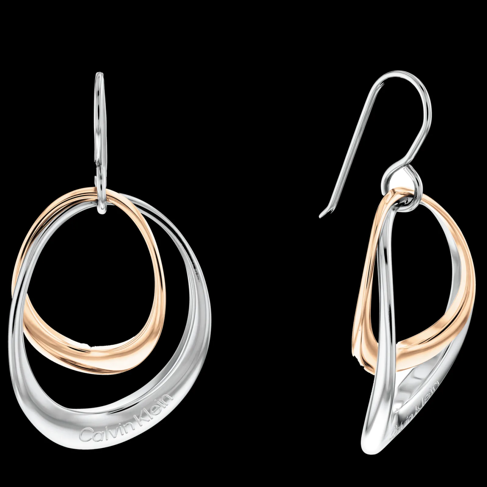 Brincos Em Aco E Dourado Rosa-Calvin Klein Jewelry Online