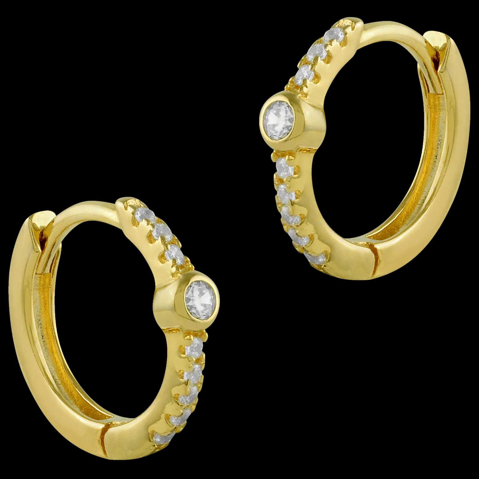 Brincos Zirconia Oval-Itemporality Store