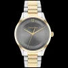 Cinzento E Dourado Em Aco-Calvin Klein Watches Hot