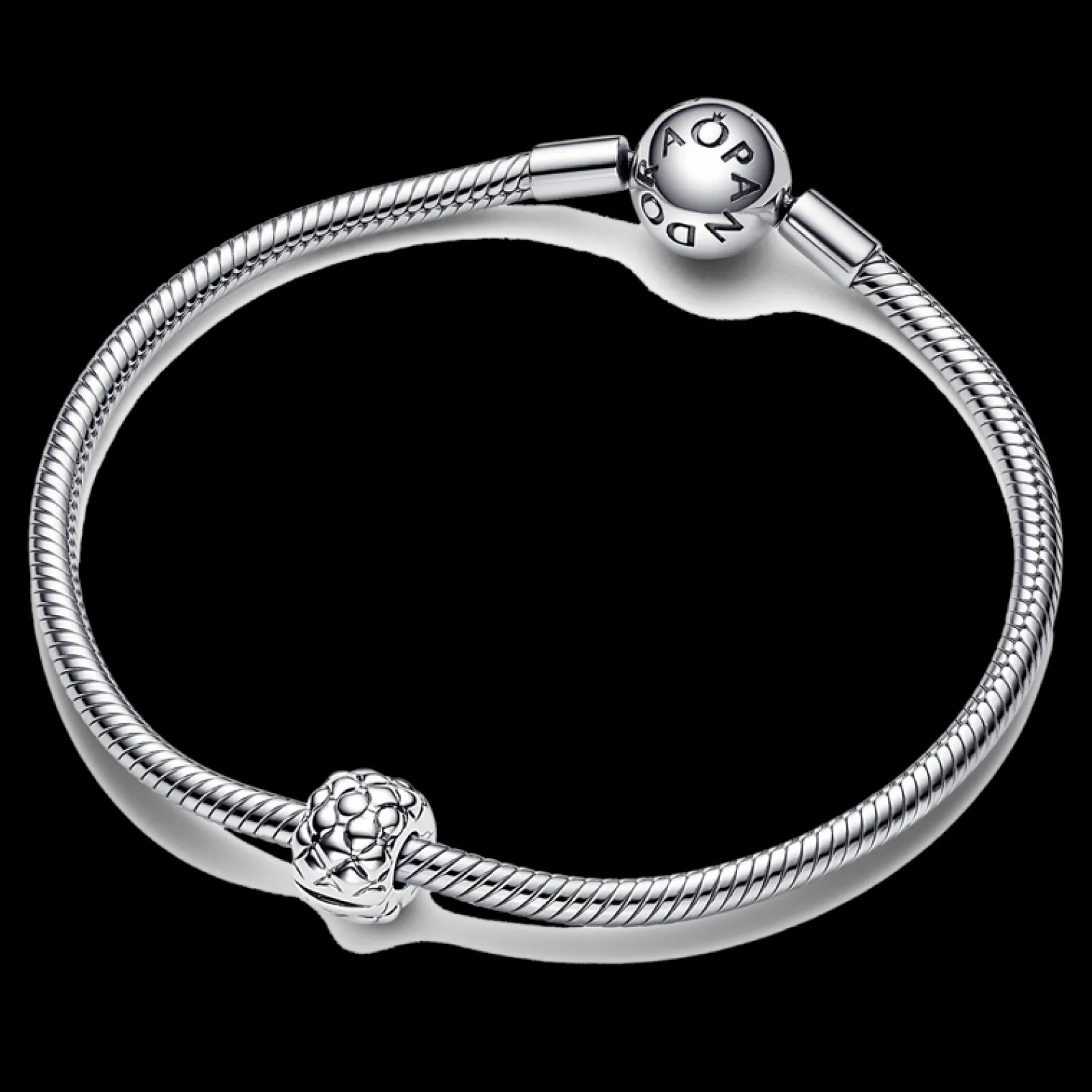 Clip Bold Studded Prata-Pandora Flash Sale