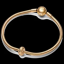 Clip Slim Studded Dourado-Pandora Outlet