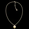 Colar Aco Dourado Pendente Coracao-Tommy Hilfiger Jewelry Outlet