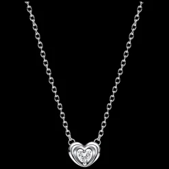 Colar Coracao Com Zirconias-Pandora Store