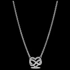Colar Coracao Infinito Com Zirconias-Pandora New