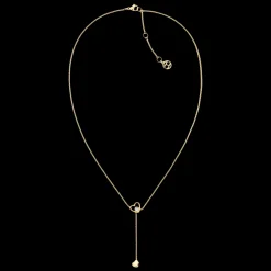 Colar Dourado Cristal Coracoes-Tommy Hilfiger Jewelry Discount