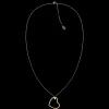 Colar Dourado Pendente Coracao E Cristal-Tommy Hilfiger Jewelry Sale
