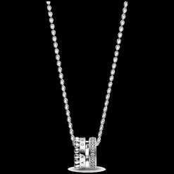 Colar E Pendente Signature Logo Pave-Pandora Store