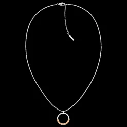 Colar Em Aco E Dourado Rosa-Calvin Klein Jewelry Outlet