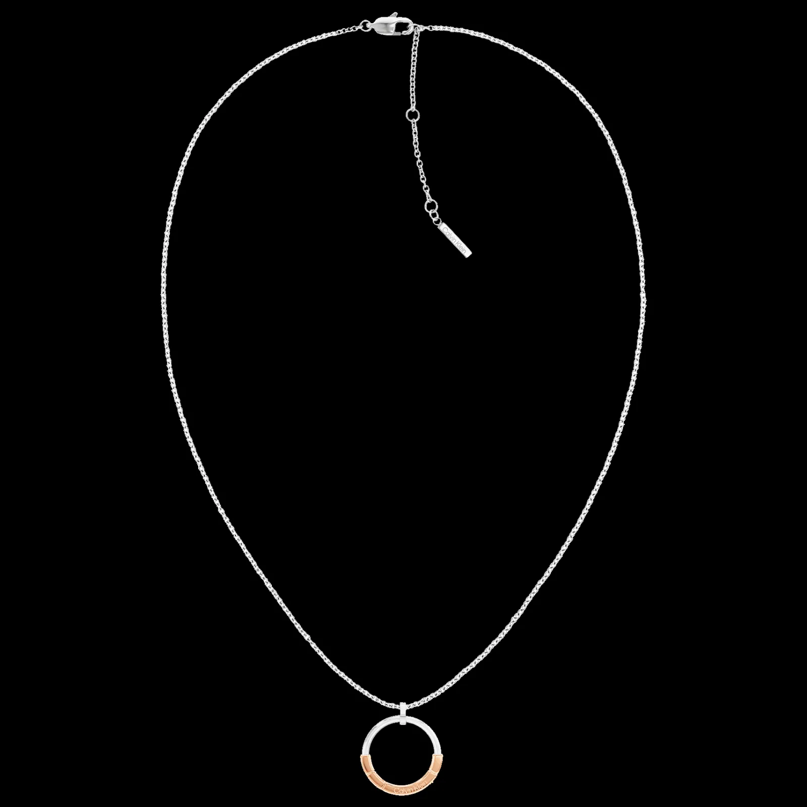 Colar Em Aco E Dourado Rosa-Calvin Klein Jewelry Outlet