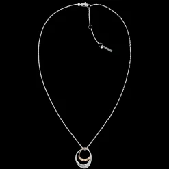 Colar Em Aco E Dourado Rosa-Calvin Klein Jewelry Fashion