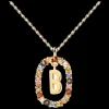 Colar Letra B-PDPAOLA Fashion