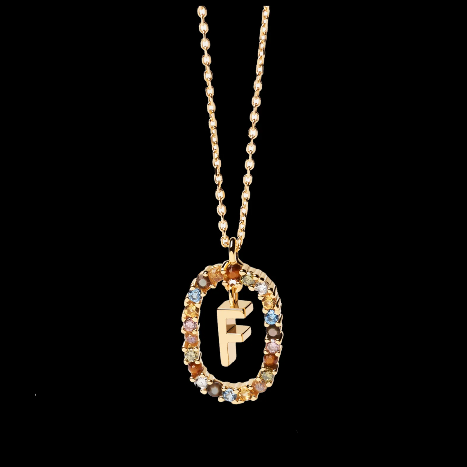 Colar Letra F-PDPAOLA Best