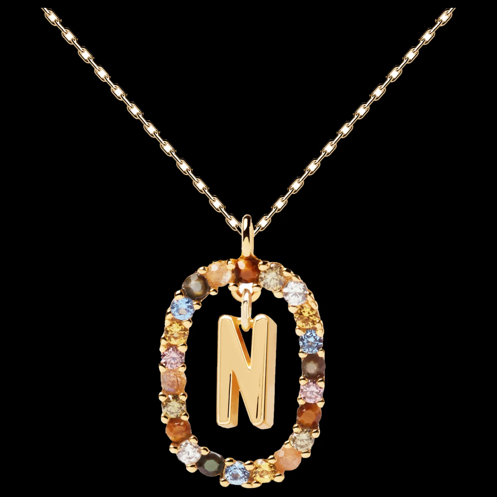 Colar Letra N-PDPAOLA Store