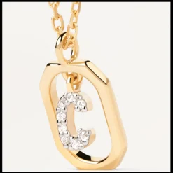 Colar Mini Letters C-PDPAOLA Fashion