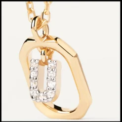 Colar Mini Letters U-PDPAOLA Cheap