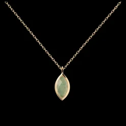 Colar Nomad Aventurine Dourado-PDPAOLA Clearance