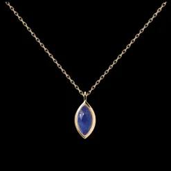 Colar Nomad Lapis Lazuli Dourado-PDPAOLA Best