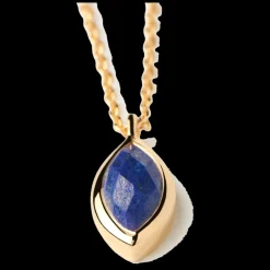 Colar Nomad Lapis Lazuli Dourado-PDPAOLA Best