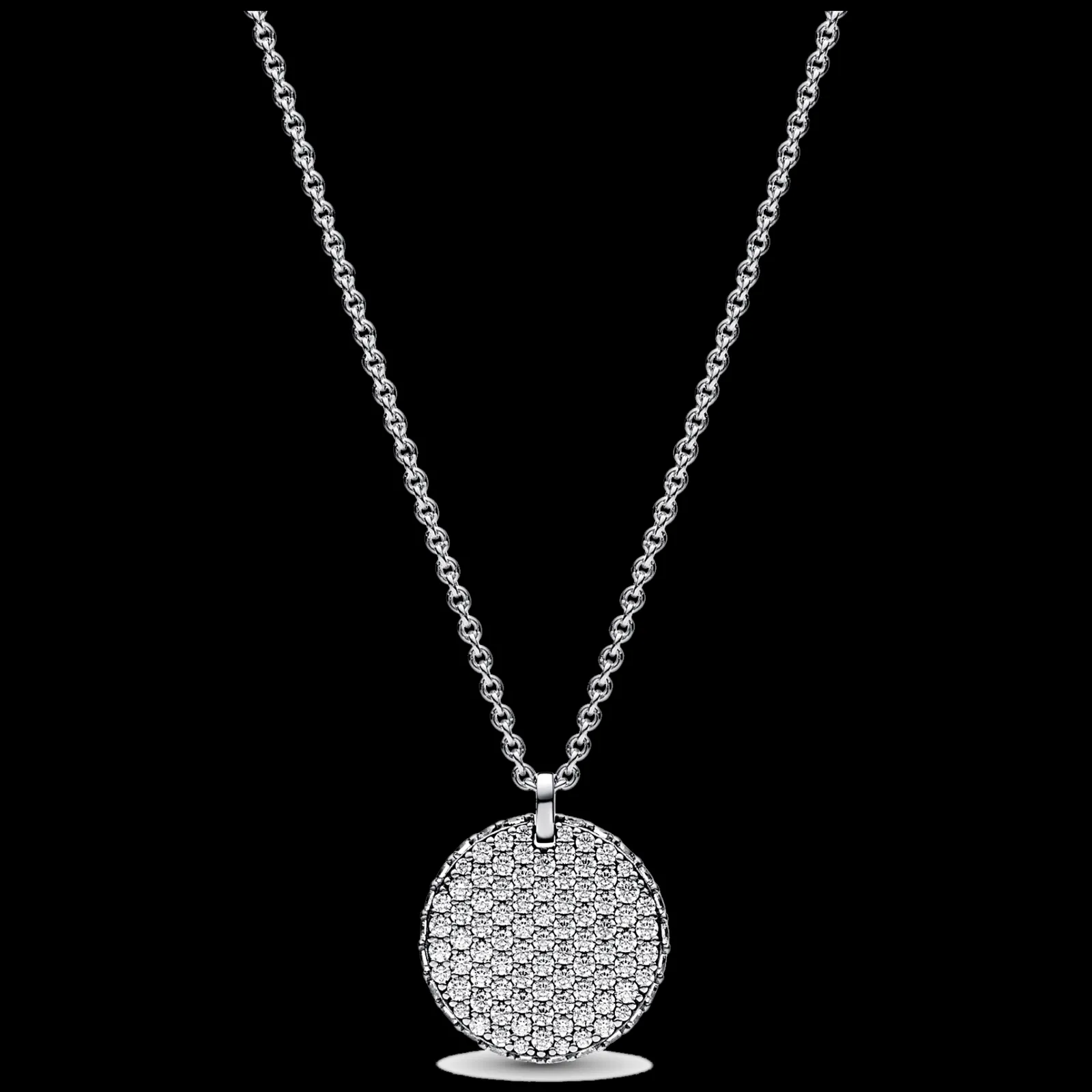 Colar Round Disc Com Zirconia-Pandora Best Sale