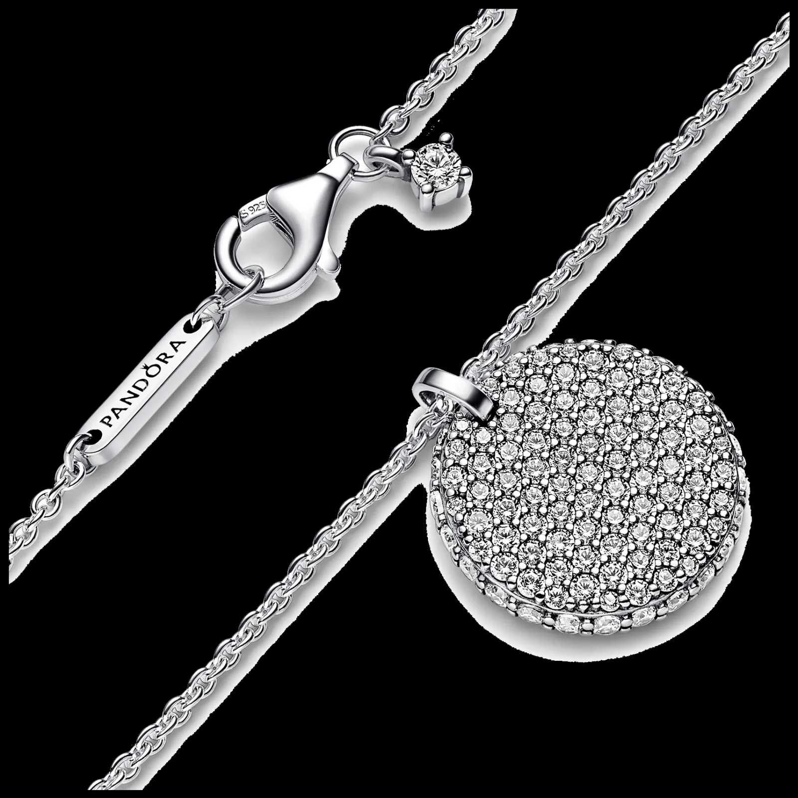 Colar Round Disc Com Zirconia-Pandora Best Sale