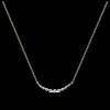 Colar Signals Zirconias Dourado-Itemporality Flash Sale