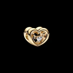 Conta Coracao Dourado-Pandora Cheap