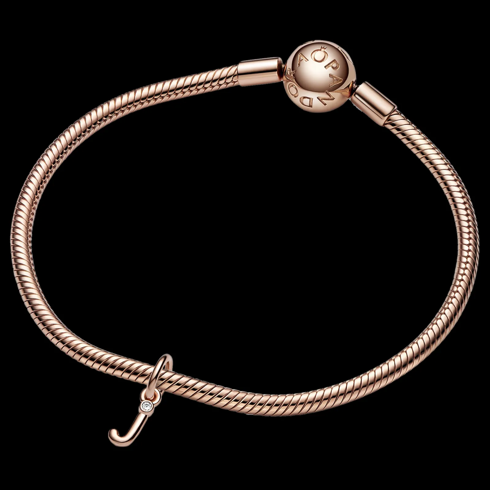 Conta Pendente Alfabeto Letra J-Pandora Clearance