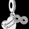 Conta Pendente Coracao Forever Friends-Pandora Best