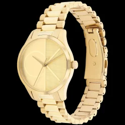 Dourado Em Aco-Calvin Klein Watches Hot