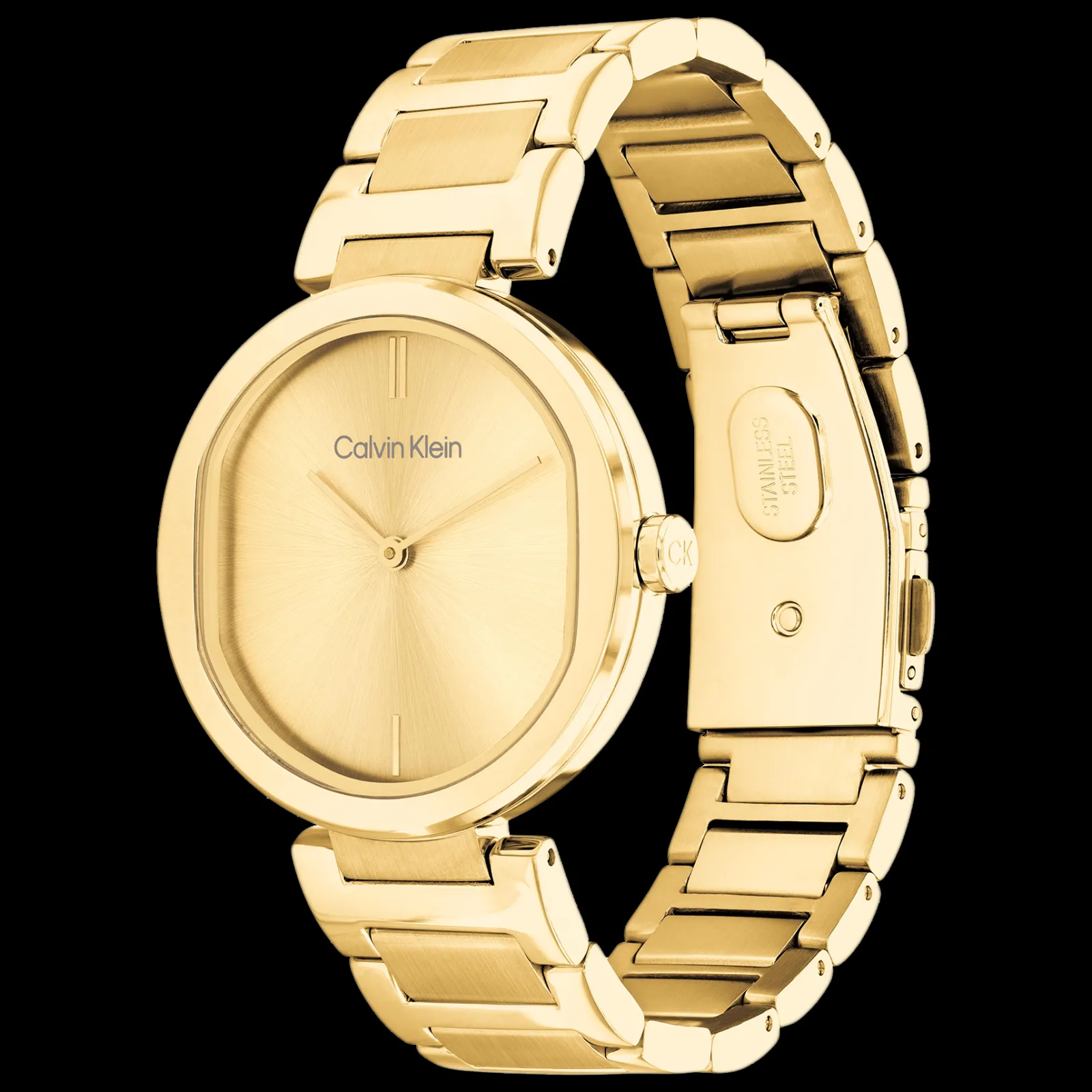 Dourado Em Aco-Calvin Klein Watches Best Sale