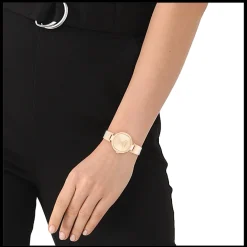 Dourado Rosa Com Bangle-Calvin Klein Watches Best Sale