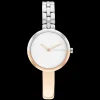 Dourado Rosa E Aco Com Bangle-Calvin Klein Watches New